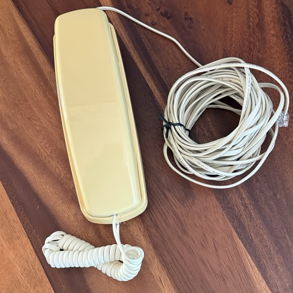 Unisonic Other - Unisonic 6430 Corded Landline Telephone Yellow Vintage 1994 Push Button WallDesk